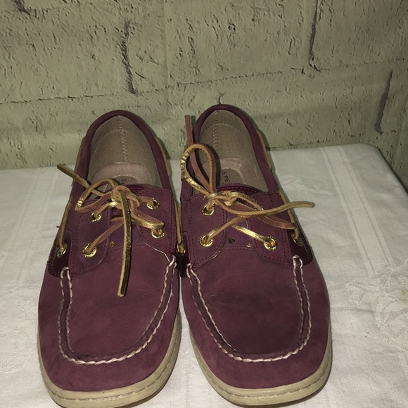 Sperry Shoes - Sperry Top-Sider Purple Polka Dot boat shoes
